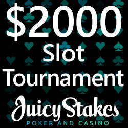 A Week-Long Slot Tournament at Juicy Stakes Casino Offers Competitors a $2000 Split in Prize Money