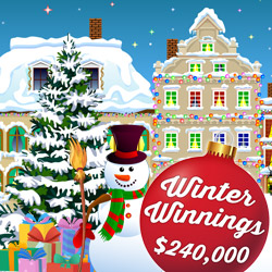 Compete for $240,000 in Prizes Throughout Winter Winnings Bonus Contest at Everygame Casino