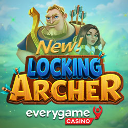 Everygame Casino Players are Taking Free Spins on Legendary New “Locking Archer” and Competing for Prizes in $240,000 Winter Fun Contest