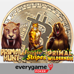 Everygame Poker Players Can Take a Walk on the Wild Side withFree Spins on Betsoft Slots and Get EXTRA Free Spins with Bitcoin Deposits