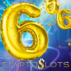 CryptoSlots Celebrates 6th Birthday with VIP Bonuses, New Games and Free Tokens for its $1 million Jackpot Trigger Game