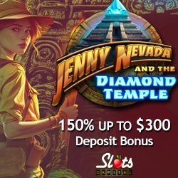 Embark on an Epic Adventure with Jenny Nevada in the Diamond Temple at SlotsCapital.lv – Enjoy a 150% Deposit Bonus