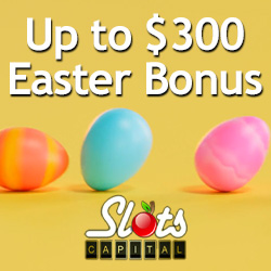 Leap into Easter with a 300% Deposit Bonus Special on All Slots at SlotsCapital.lv Casino