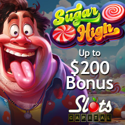 Indulge in a Sugar Rush with Slots Capital Casino’s Sweetest Slot, Sugar High, and Get a 50% Deposit Bonus Up to $200