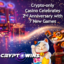 CryptoWins Celebrates a Milestone 2nd Anniversary with New TaDa Gaming Titles and Generous Promotions